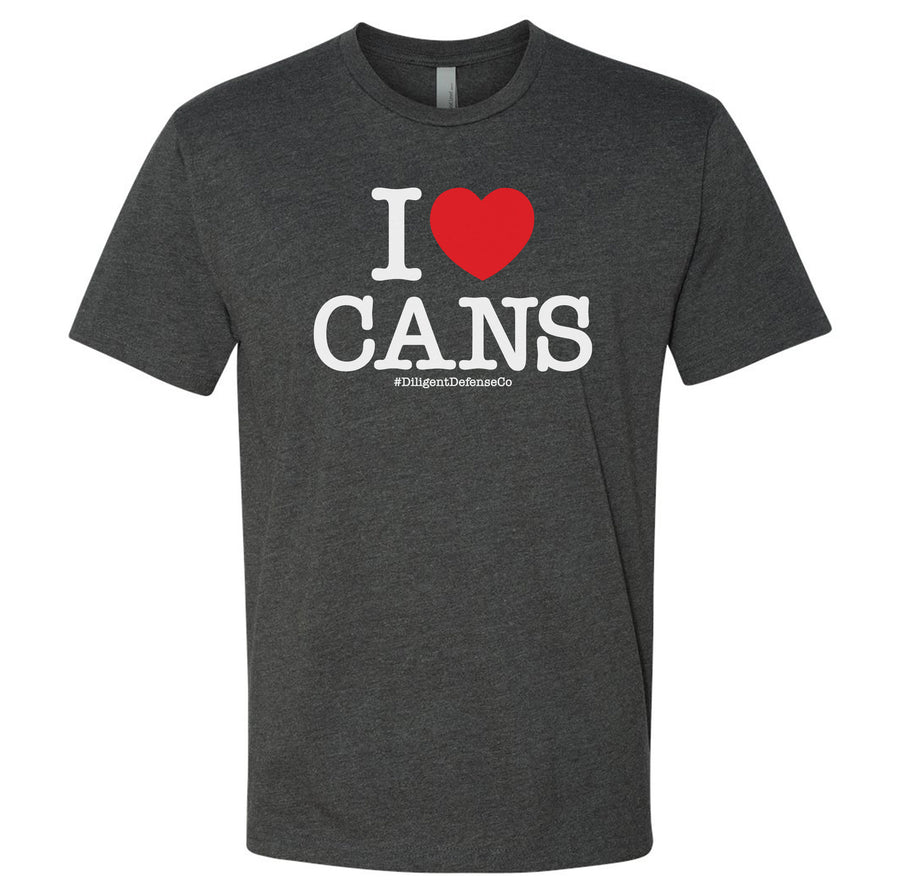 I <3 Cans - I Love Cans T-shirt